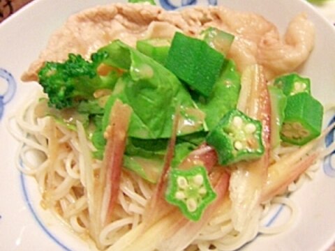 冷蔵庫すっきり　のせてのせてそうめん